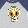 thumbnail image 4 of Inktastic Smiling Sugar Skull for Day of the Dead Boys or Girls Baby Bodysuit, 4 of 5