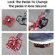thumbnail image 2 of Greeniant Pedal de bicicleta de 2 piezas, accesorios universales de repuesto, accesorio de ciclismo profesional, pedales de bicicleta, piezas de repuesto Ciclismo Dorado Greeniant OD025830-04B, 2 of 6