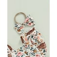 thumbnail image 6 of Elippeo Cow Print Romper with Headband, Size 0-6 Months (Girl's), 6 of 10