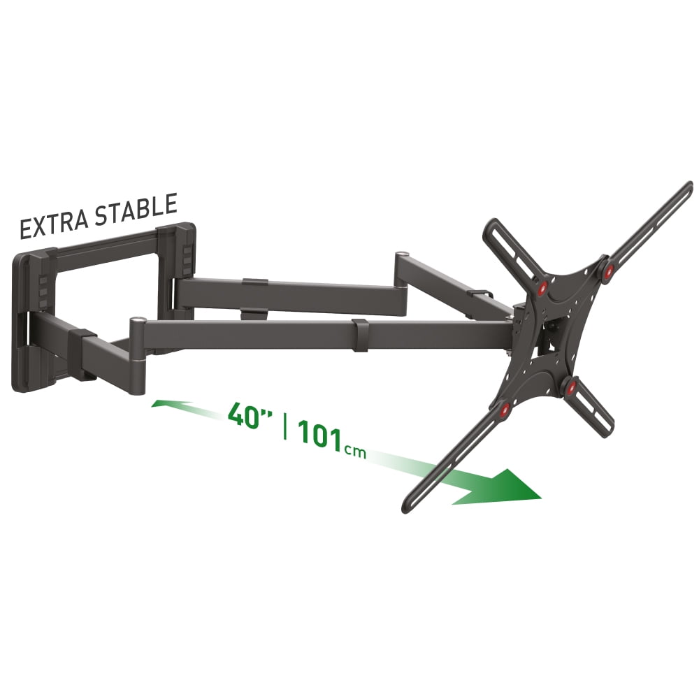 Barkan 40" Long TV Wall Mount, 13 80 inch Dual Arm Full Motion