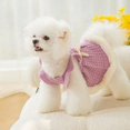thumbnail image 3 of Autumn Winter Warm Thick Dog Clothes Bow Sweater Skirt Cute Sweet Cat Dress Sweet Two-legged Clothes Pet Clothes Pet Accessories ShopWise Round, 3 of 7