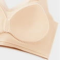 thumbnail image 6 of khonts,Women's Seamless Bras Sleep Leisure Sports Yoga Bra Padded Wireless Thin Soft Comfy Bralettes Beige XXXL, 6 of 9
