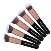 Ustar Makeup Brushes Premium Synthetic Foundation Powder Concealers Eye Shadows Makeup 14 Pcs Brush Set, Rose Golden, with Case