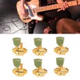 thumbnail image 1 of 6 Pcs Pinces de Guitare pour Guitare Ensemble de Tête de Machine Pinces de Guitare pour Guitare Électrique Acoustique 3L3R Pièces de Guitare Électrique, 1 of 8