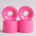 thumbnail image 2 of koolsoo 4XLongboard Skateboard Wheels 51X70mm Resilient PU for Rough Ground Asphalt Road Pink, 2 of 7