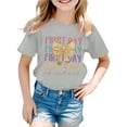 thumbnail image 1 of Kureaily Stylish Girls Tops For Everyday Wear Loose Fit Tees & Shirts For Ages 3 16 Perfect For Spring And Summer Easy To Clean Great For, 1 of 4