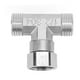 thumbnail image 4 of Conector de Tubería en T de Salida de 3 Vías Adaptador de Tubería de Conector de Manguera de Acero Inoxidable 304 para Aire de Agua Conector en T Móvil Flexible Derecho ANGGREK Otros, 4 of 8