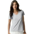 thumbnail image 1 of Hanes Womens Nano-T V-Neck T-Shirt, XS, Ash, 1 of 4