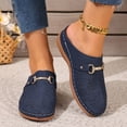 thumbnail image 6 of Willtoo Closed Toe Orthopedic Mule Slip On Flat Casual Shoes with Metal Buckle for Summer Walking Platform Slides, 6 of 7