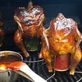 thumbnail image 4 of OUNONA 2Pack Folding Chicken Rack For Grilling Meat Outdoor Grillers Use, 4 of 8