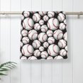 thumbnail image 5 of Pofeuu Cute Baseball Print Hand Towel 27.5" x 16" Soft Absorbent Towel for Bathroom SPA Gym Hotel, 5 of 6