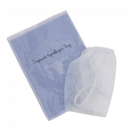 NAHANCO #TSJ White Disposable Thong Style Try-On Panties (Pack of 100)