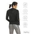 thumbnail image 6 of Wellfit Lightweight Reflective Rainbow Zip-Up Athletic Jacket (XL, Black), 6 of 7
