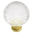 thumbnail image 2 of Hickory Hardware P35-CA3 35mm Crystal Palace Crysacrylic Polished Brass Cabinet Knob, 2 of 2