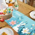 thumbnail image 4 of Nappe de Table de Pâques Drapeau Lapin Œuf Décoration de Table Nappe Isolée Décoration de Table de Pâques, 4 of 6