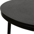 thumbnail image 5 of Maklaine Round Metal & Aluminum Accent Table in Aged Black and Antique Bronze, 5 of 8
