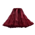 thumbnail image 2 of Wowcloth Women's Mesh Tulle Puffy Petticoat Tutu Ballet Bubble Short Ballerina Skirt, 2 of 6