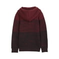 thumbnail image 2 of X RAY JEANS Boy's Colorblock Pullover Hood Sweater, Burgundy, XL, 2 of 7