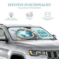 thumbnail image 3 of Bingfone Let'S Go Travel Around The World Car Windshield Sunshade,Sun Foldable Sun Shield Sun Visor For Car - Medium, 3 of 8