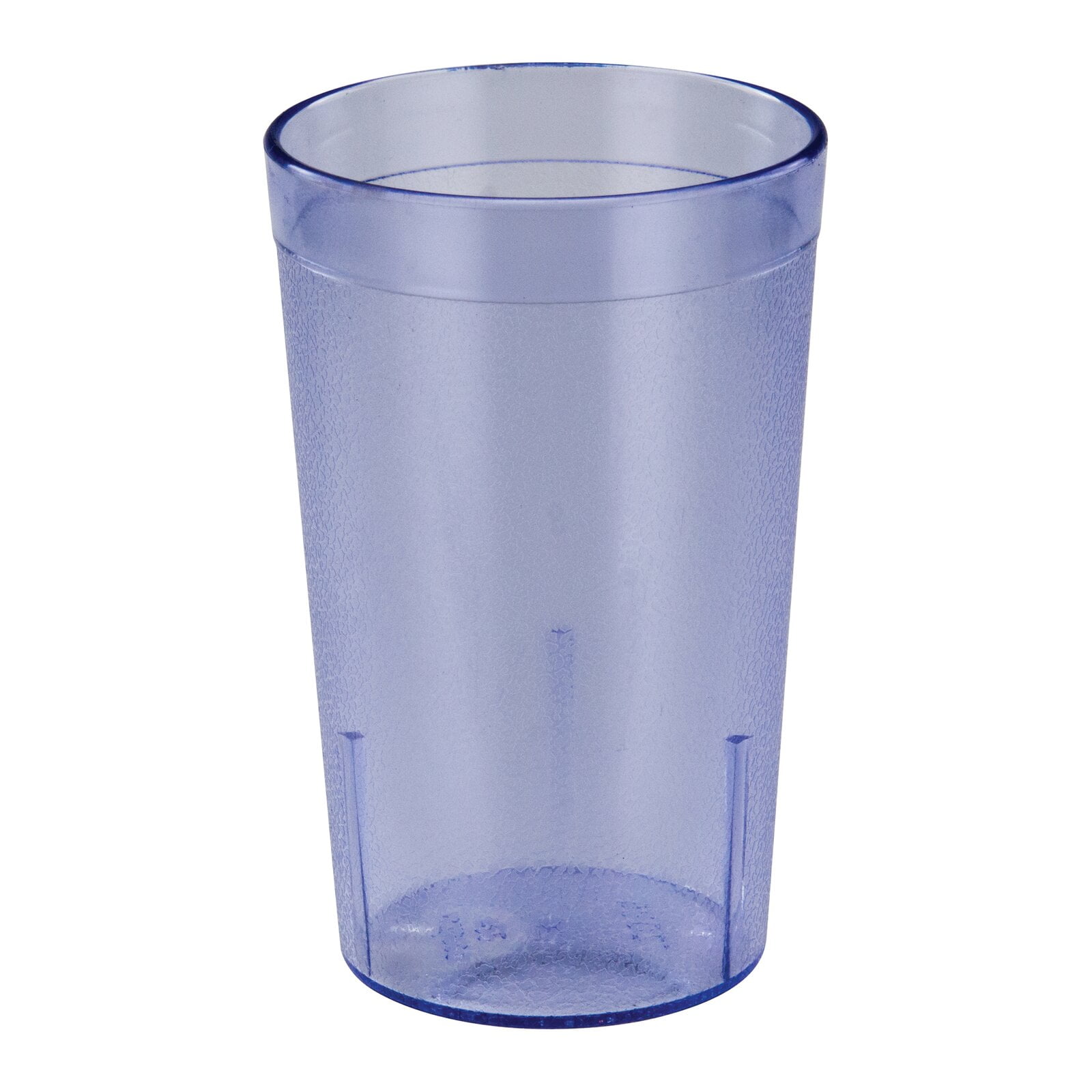6 Piece Plastic Drinking Glass Set Amber 12 Ounce Break Resistant BPA Free 