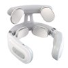 Neck Massager with Heat Micro Electric Massager for Neck Shoulder Pain USB Neck Massager Relax Muscles 4 Heads Vibrator Heating Massager for Women & Men Heated Intelligent Neck Massager Co