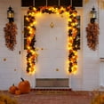 thumbnail image 6 of FeiFu 68.89 Inch Halloween String Lights Battery Operated Lights with Black Maple Leaf Decor Suitable for Yard Porch Table Wall Party Indoor and Outdoor Use, 6 of 6