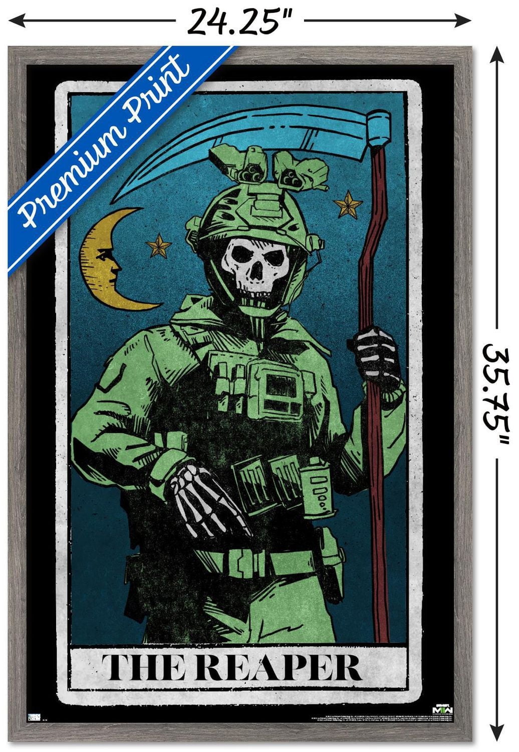 Call of Duty: Modern Warfare 2 - Ghost Tarot Card Wall Poster