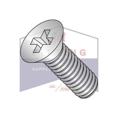 

5/16-18 x 3 MS51959 NASM51959 Military Machine Screws | Phillips Flat 82 Degrees | Fully Threaded | 300 Series Stainless Steel | DFAR Compliant (Quantity: 250)