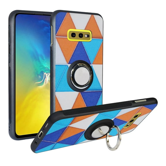 Labanema Samsung Galaxy S10e Case with 360 Degree Rotating Ring Stand, Support Magnetic Car Mount, Protective Cover for Samsung Galaxy S10e (Triangle)