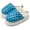 Blue-slippers, variant on Puff Warm Slippers for Girls Boys Kids Toddlers, Cute Non-slip Kids Slippers for Indoor and Outdoor