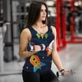 thumbnail image 6 of Uemuo Spaceships and Stars Pattern Workout Tank Tops for Women Breathable Moisture-wicking tank top Sleeveless Running Loose Fit Yoga Tops Active Shirts Sports Gym Exercise, 6 of 9