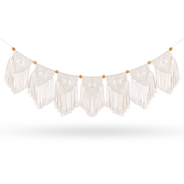 Tapiz bohemio para colgar en la pared, tejido a mano, manta de pancarta decorativa, decoración de habitación, arte hecho a mano, colgante de decoración de regalo Inevent HA009420-01