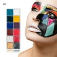 12 Colors Face Body Paint Oil Painting Art Make Up Set Kit Party head