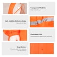 thumbnail image 4 of Hooded Rain Poncho for Adults High-visibility Reflective Waterproof Raincoat Jacket, 4 of 8