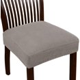 thumbnail image 1 of Stretch Jacquard Chair Seat Covers Seat Covers for Dining Room Chair Covers Chair Seat Slipcovers Removable Washable Chair Seat Cushion Slipcovers for Dining Room (2 Pack, Taupe), 1 of 7