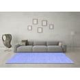 thumbnail image 3 of Ahgly Company Machine Washable Indoor Rectangle Abstract Blue Contemporary Area Rugs, 7' x 10', 3 of 4