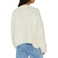 thumbnail image 3 of Gupgi Cardigan pour Femmes à Col en V en Tricot Torsadé, Chandail à Couleurs Contrastantes, Chandail, Hauts d'Hiver, 3 of 9