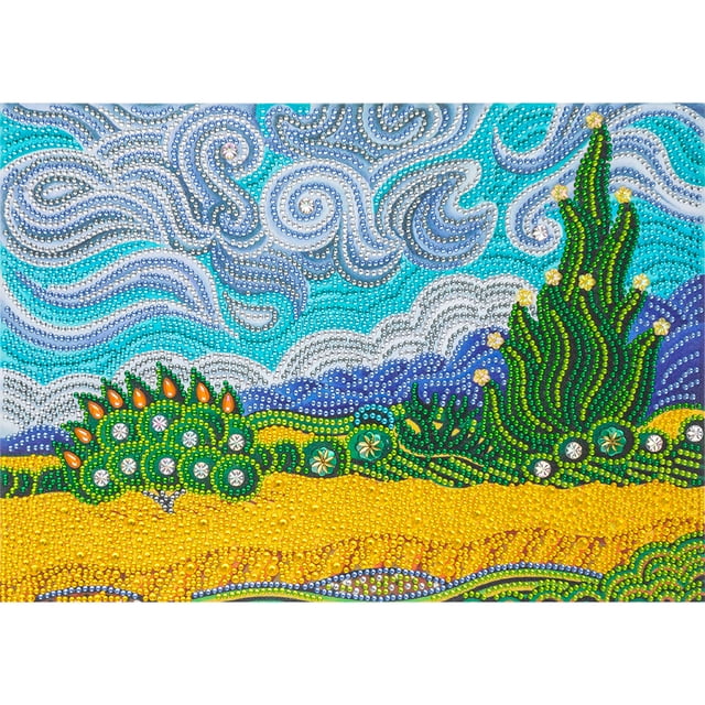 Wdftyju 5D DIY Diamond Painting Full Special Shape Crystal Drill Abstract (CU031) Wdftyju 6da0cu5nw5eq8bx5D01