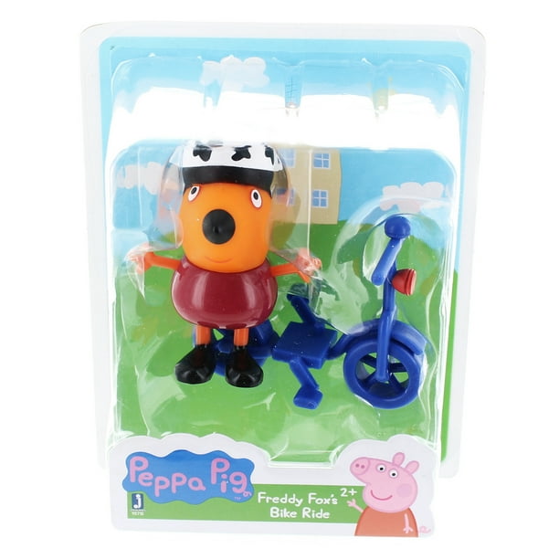Peppa Pig Friends and Fun 3" Figure Freddy Fox's Bike
