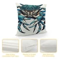 thumbnail image 4 of PIKWEEK  Ocean Beach Theme Decorative Pillow Case Throw Pillow Covers Big Crab Sea Coastal Farmhouse Waist Oblong Rectangle Throw Pillowcase for Sofa Couch Bed Home Cotton  Multiple specifications, 4 of 5