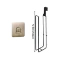 thumbnail image 2 of Toilet Paper Holder, Over The Tank Toilet Paper Holder, Toilet Paper Roll Holder, Wall Mount Toilet Paper Storage for Bathroom Storage and Organization, 2 of 7
