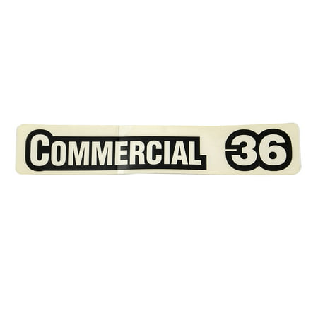 OEM Commercial 36 Decal 36