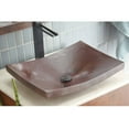 thumbnail image 5 of Native Trails CPS857 Kohani 20" Rectangular Copper Vessel Bathroom Sink - Nickel, 5 of 7