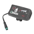 thumbnail image 2 of Electric Bike Led Power Display Panel Electric Bike Modification Display Meter With Waterproof 5p Male Plug For 22.2mm Handlebars, 2 of 4