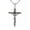 Silver, variant on Men'S Stainless Steel Jesus Christ Crucifix Cross Pendant Chain Necklace N15