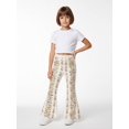 thumbnail image 4 of Girls Flare Pants, AI Digital Print Bell Bottoms,All-Season Sizes 3-13Y, 4 of 6