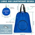 2 Pack Travel Laundry Bag Dirty Clothes Bag with Handles and Aluminum