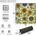 thumbnail image 3 of Coolnut Extra Large Outdoor Picnic Blanket, Yellow Sunflowers Waterproof Beach Blanket Sand Free Foldable Picnic Mat for Camping,Park,Beach,Hiking, 3 of 6