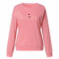 thumbnail image 2 of Gibobby Jersey de forro polar El artículo del ocio de la moda de las imprimió el pequeño cuello Rojoondo de la Navidad sin el paño grueso y del casquillo (Rosa, XL), 2 of 4