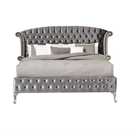 ( incomplete box 2 of 3 )Coaster Furniture E King Bed Grey